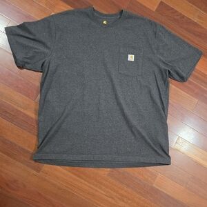 Carhartt Men's Gray Pocket T-Shirt 2XL